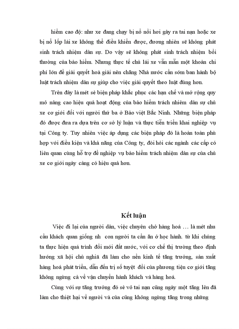 image for page Bảo hiểm trách nhiệm dân sự chủ xe cơ giới đối với người thứ ba ở Công ty bảo hiểm Bắc Ninh.