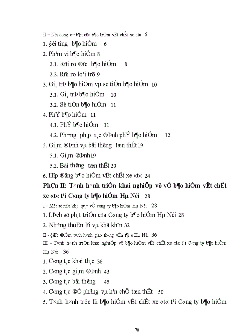 image for page Một số kiến nghị nhằm nâng cao hiệu quả của nghiệp vụ bảo hiểm vật chất xe ôtô tại công ty bảo hiểm Hà Nội.