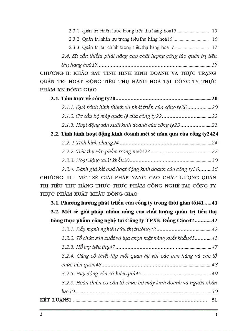 image for page Một số giải pháp nhằm nâng cao chất lượng quản trị tiêu thụ hàng thực phẩm công nghệ tại công ty thực phẩm xuất khẩu Đồng Giao.