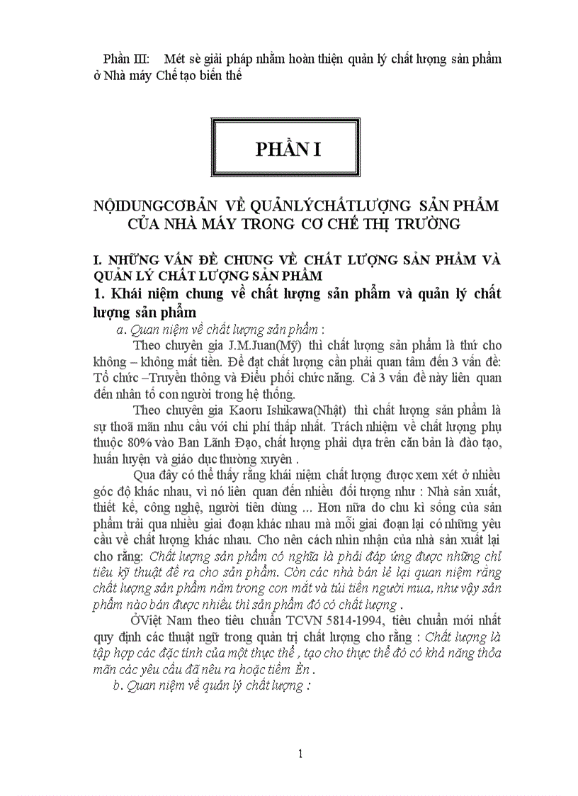 image for page Quản lý chất lượng sản phẩm ở Nhà máy Chế tạo biến thế.