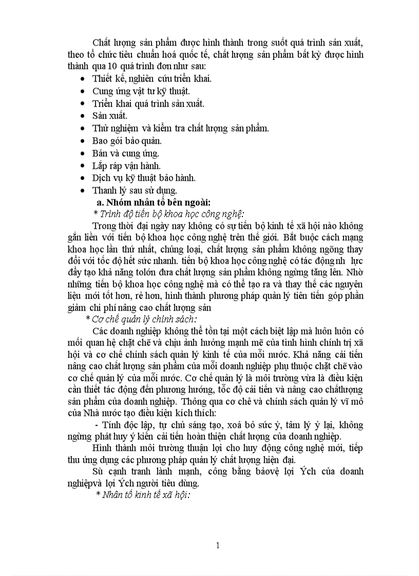 image for page Quản lý chất lượng sản phẩm ở Nhà máy Chế tạo biến thế.