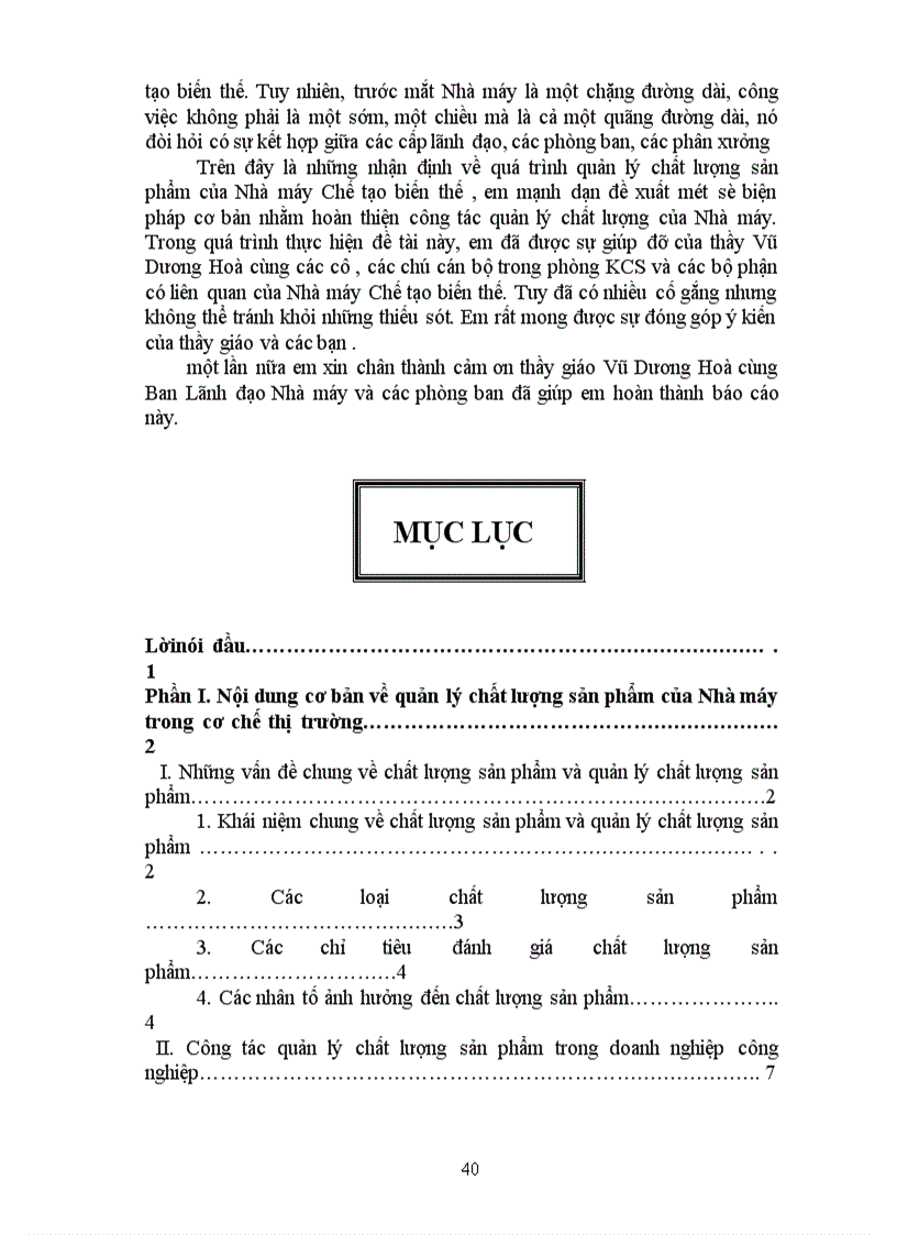 image for page Quản lý chất lượng sản phẩm ở Nhà máy Chế tạo biến thế.