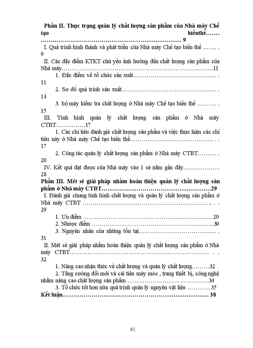 image for page Quản lý chất lượng sản phẩm ở Nhà máy Chế tạo biến thế.