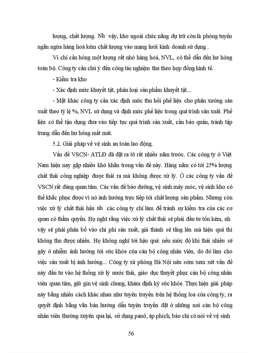 image for page Thực trạng - biện pháp nhằm hoàn thiện hệ thống quản trị chất lượng ở công ty xà phòng Hà Nội.