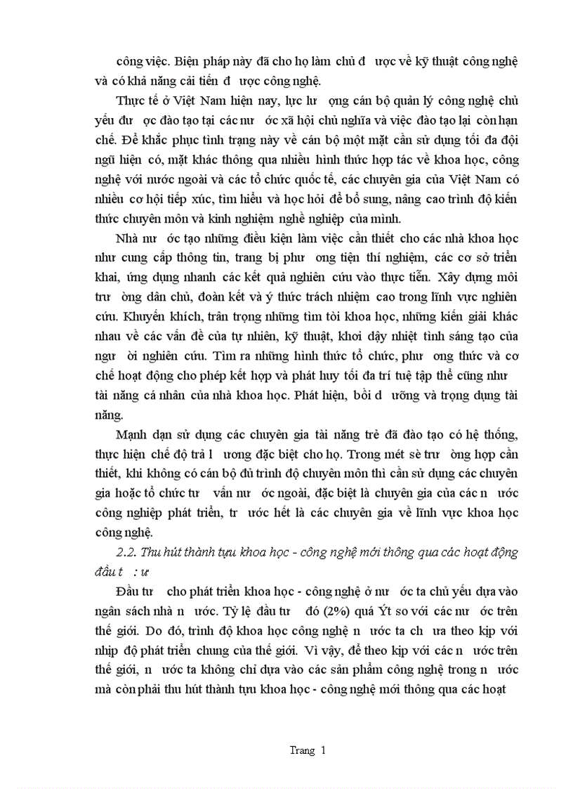 image for page Một số hình thức chuyển giao công nghệ để phục vụ quá trình công nghiệp hoá, hiện đại hoá đất nước.