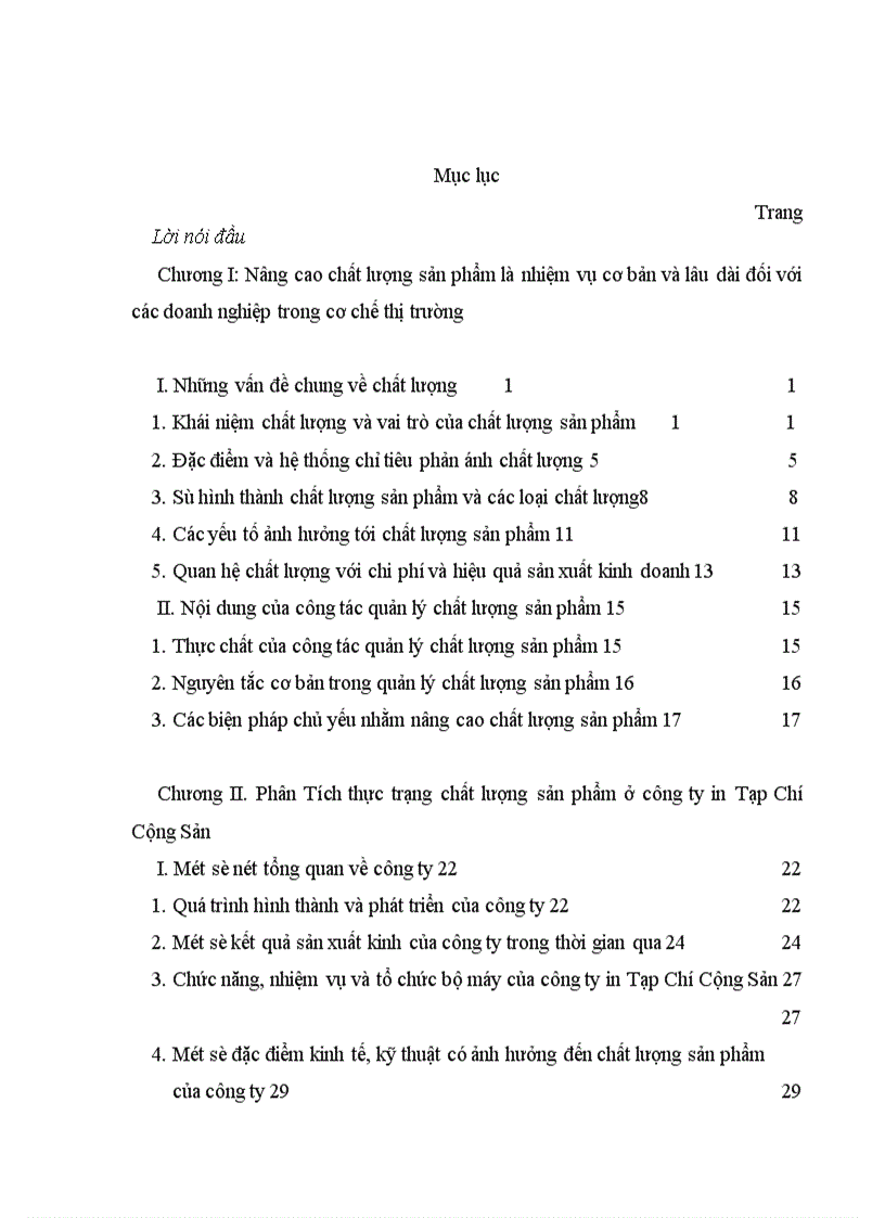 image for page Những giải pháp chủ yếu nhằm ổn định và nâng cao chất lượng in sản phẩm ở công ty in Tạp Chí Cộng Sản.