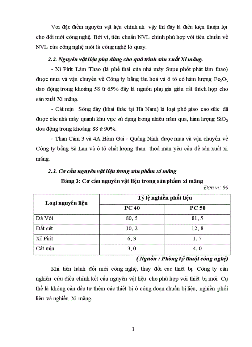 image for page Thực trạng và một số biện pháp nâng cao hiệu quả đổi mới công nghệ tại Công ty Xi măng Kiện Khê.