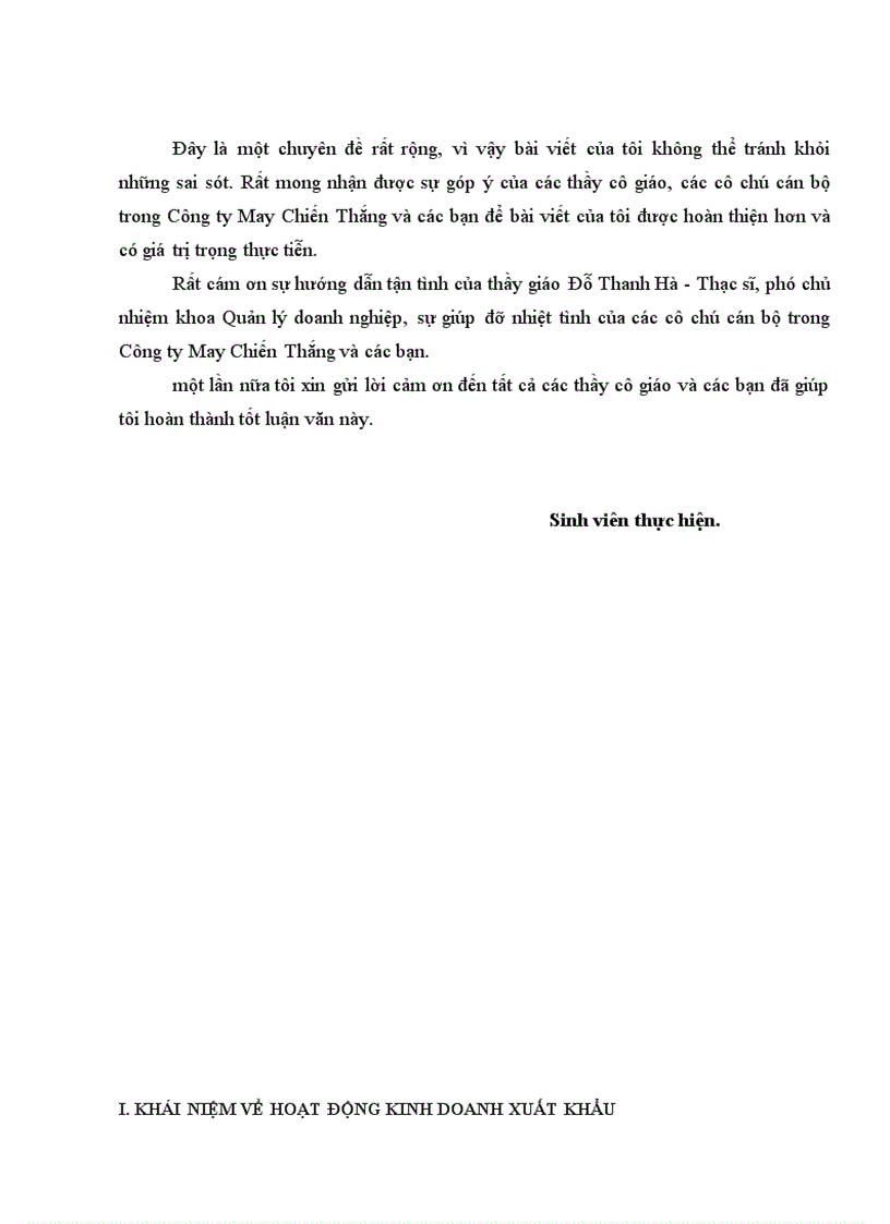 image for page Một số giải pháp nhằm đẩy mạnh Maketing xuất khẩu hàng Dệt - May của Công ty may Chiến Thắng.