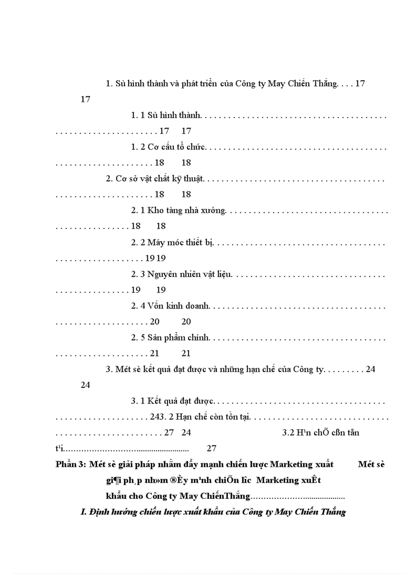 image for page Một số giải pháp nhằm đẩy mạnh Maketing xuất khẩu hàng Dệt - May của Công ty may Chiến Thắng.