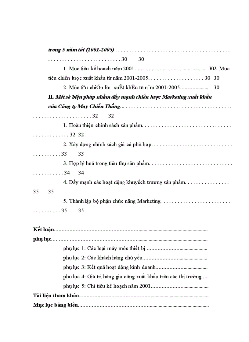 image for page Một số giải pháp nhằm đẩy mạnh Maketing xuất khẩu hàng Dệt - May của Công ty may Chiến Thắng.