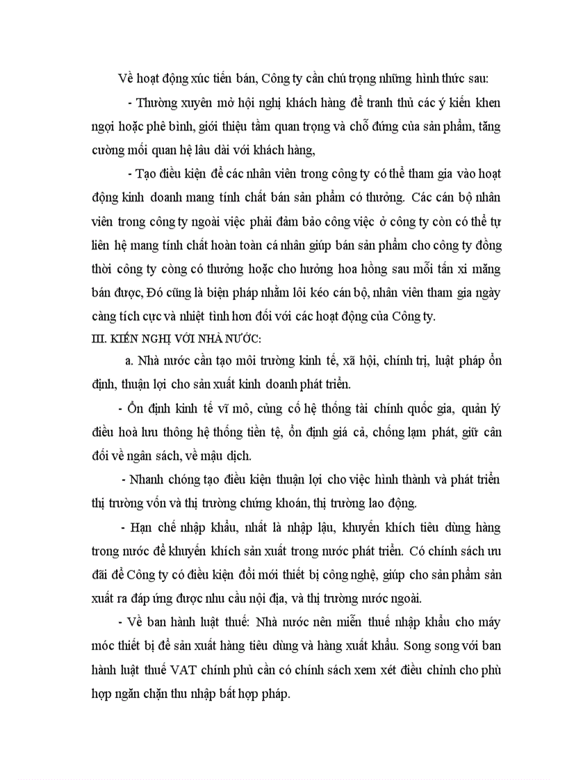 image for page Thực trạng - Giải pháp Marketing nhằm góp phần hoàn thiện và thúc đẩy khả năng tiêu thụ sản phẩm ở Công ty Sản xuất Bao bì và Hàng xuất khẩu.