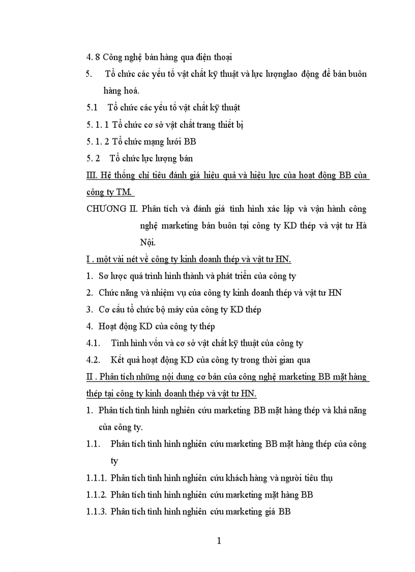 image for page Hoàn thiện công nghệ Marketing bán buôn mặt hàng thép tại công ty kinh doanh thép và vật tư Hà Nội.