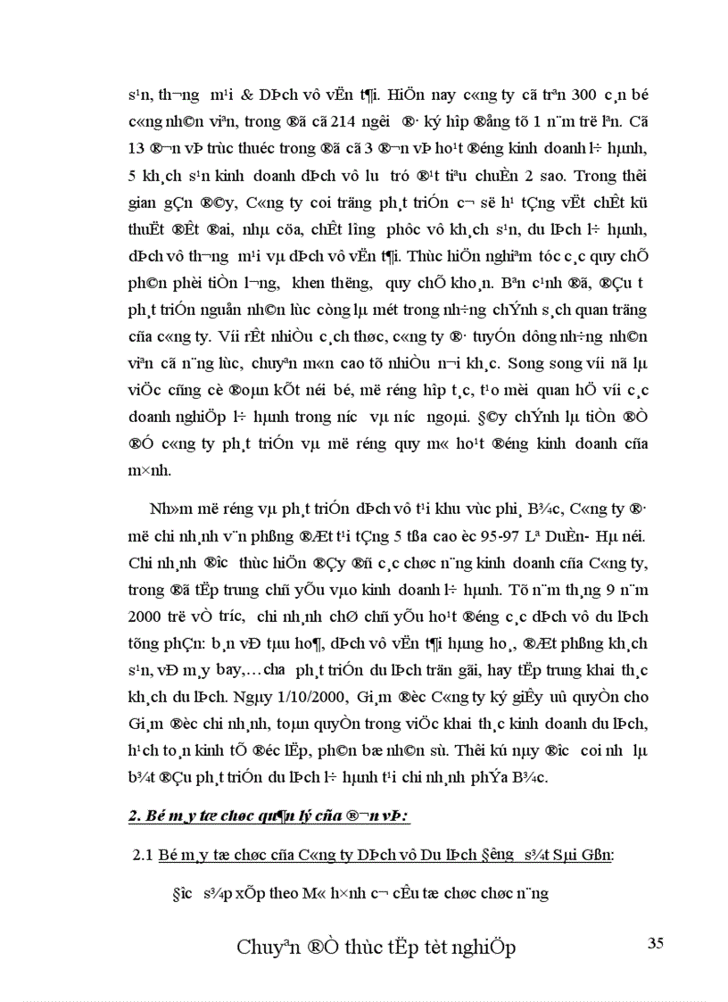 image for page Thực trạng và một số biện pháp nhằm hoàn thiện chính sách Marketing cho thị trường khách Mỹ tại chi nhánh công ty Dịch vụ Du lịch Đường Sắt Sài Gòn.