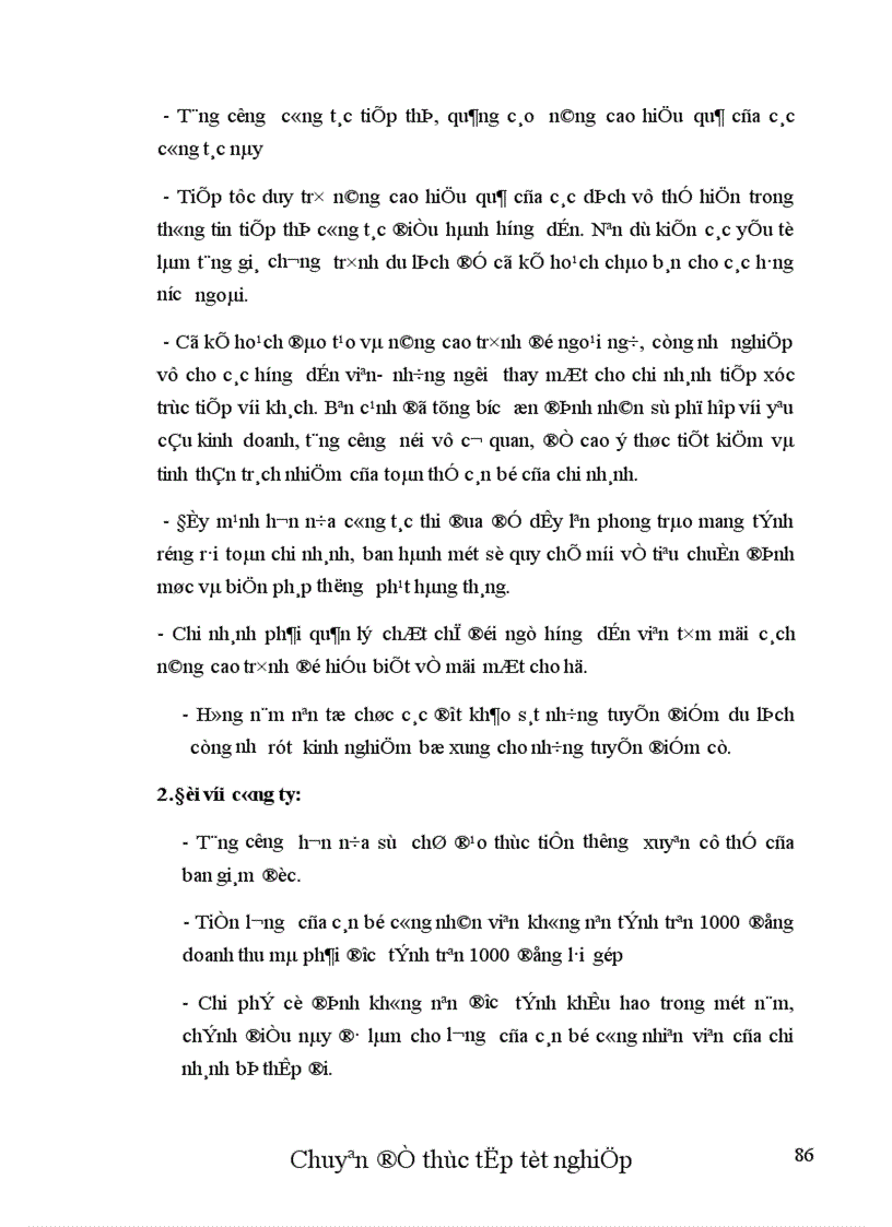 image for page Thực trạng và một số biện pháp nhằm hoàn thiện chính sách Marketing cho thị trường khách Mỹ tại chi nhánh công ty Dịch vụ Du lịch Đường Sắt Sài Gòn.