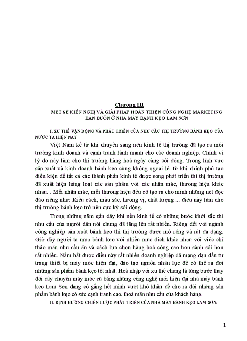 image for page Hoàn thiện công nghệ Marketing bán buôn ở nhà máy bánh kẹo Lam Sơn.