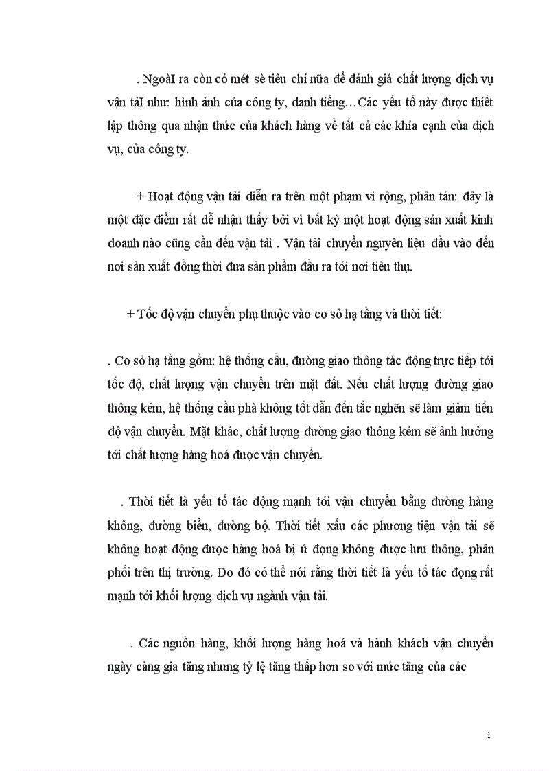 image for page Thực trạng và giải pháp marketing cho dịch vụ vận tải ôtô tại công ty Vận tải và đại lý vận tải.