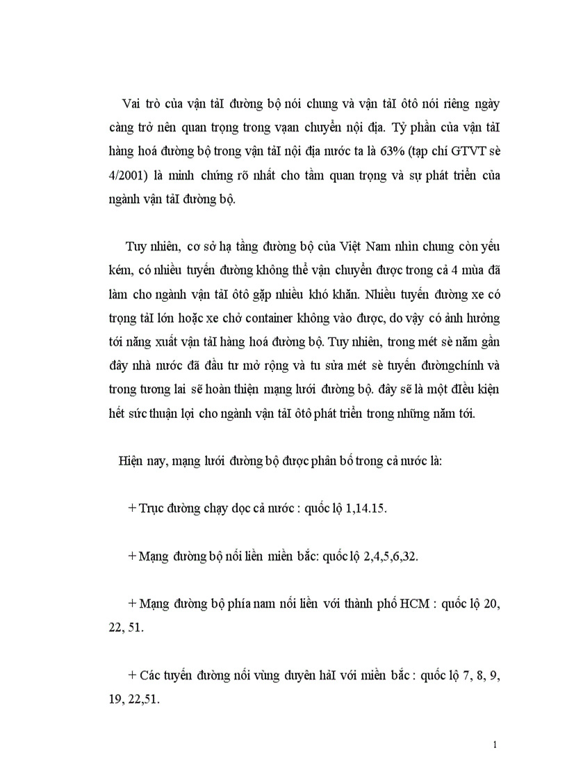 image for page Thực trạng và giải pháp marketing cho dịch vụ vận tải ôtô tại công ty Vận tải và đại lý vận tải.