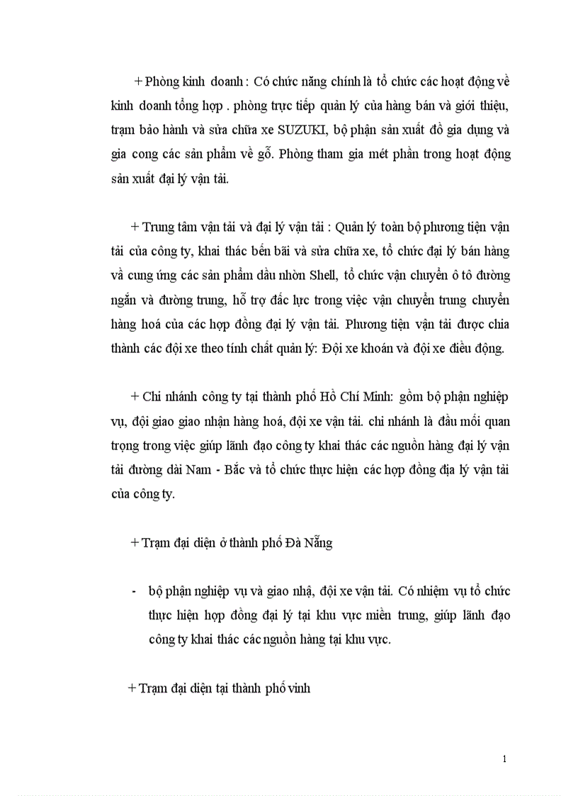 image for page Thực trạng và giải pháp marketing cho dịch vụ vận tải ôtô tại công ty Vận tải và đại lý vận tải.