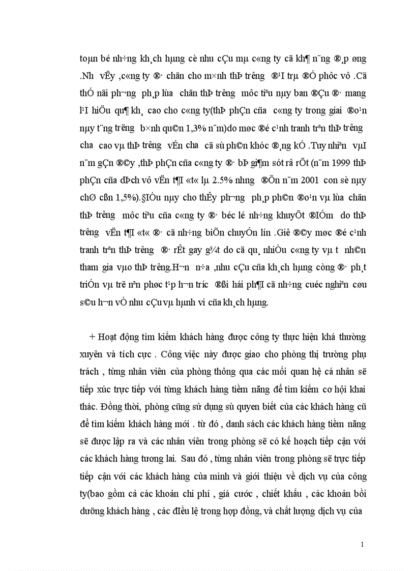 image for page Thực trạng và giải pháp marketing cho dịch vụ vận tải ôtô tại công ty Vận tải và đại lý vận tải.