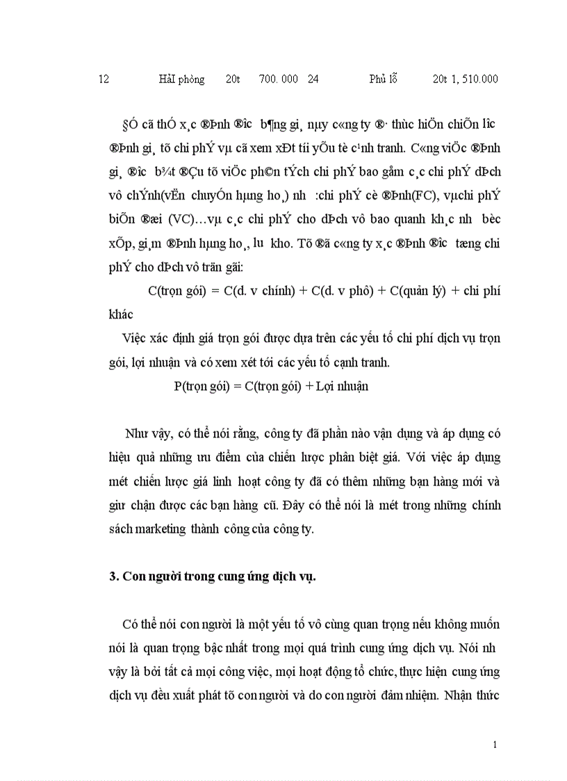image for page Thực trạng và giải pháp marketing cho dịch vụ vận tải ôtô tại công ty Vận tải và đại lý vận tải.