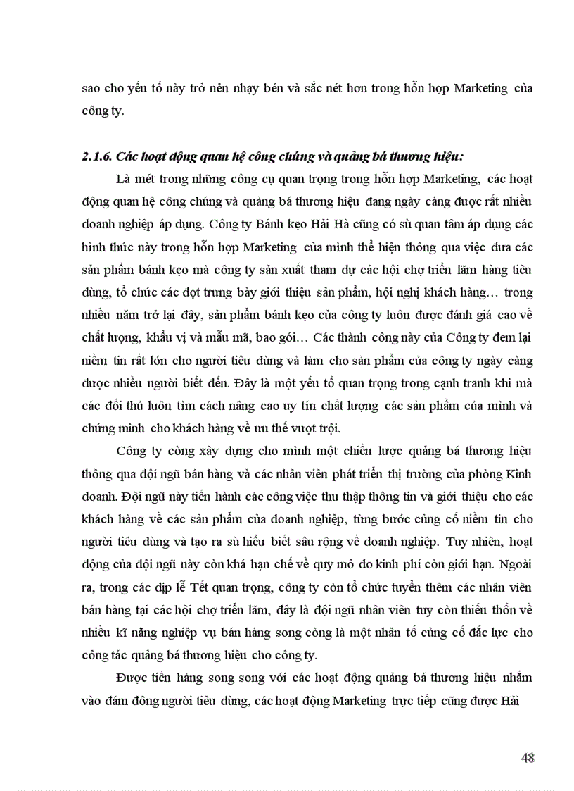 image for page Xây dựng một số giải pháp nhằm hoàn thiện chương trình quảng cáo, khuyến mãi cho công ty bánh kẹo Hải Hà.