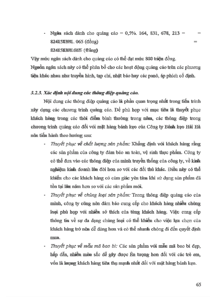 image for page Xây dựng một số giải pháp nhằm hoàn thiện chương trình quảng cáo, khuyến mãi cho công ty bánh kẹo Hải Hà.