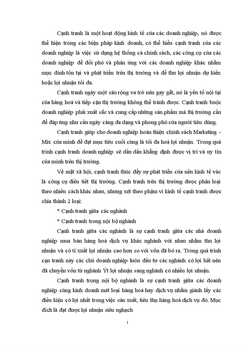 image for page Ảnh hưởng của cạnh tranh đến hoạt động Marketing sản phẩm Máy Tính ở công ty FPT.