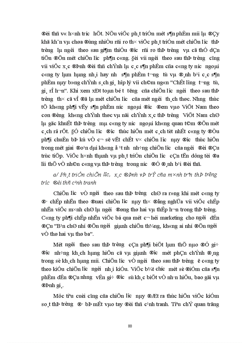 image for page Phát triển chiến lược marketing cạnh tranh tại Công ty Dệt 8-3.