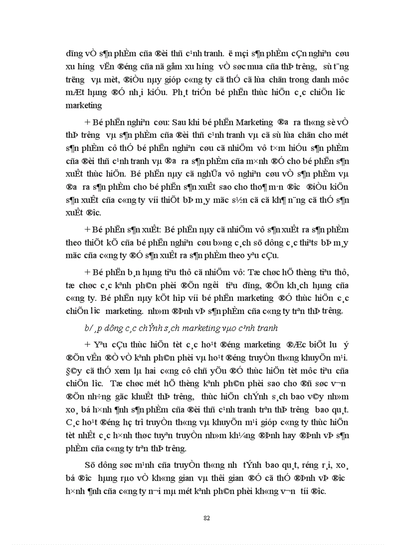 image for page Phát triển chiến lược marketing cạnh tranh tại Công ty Dệt 8-3.