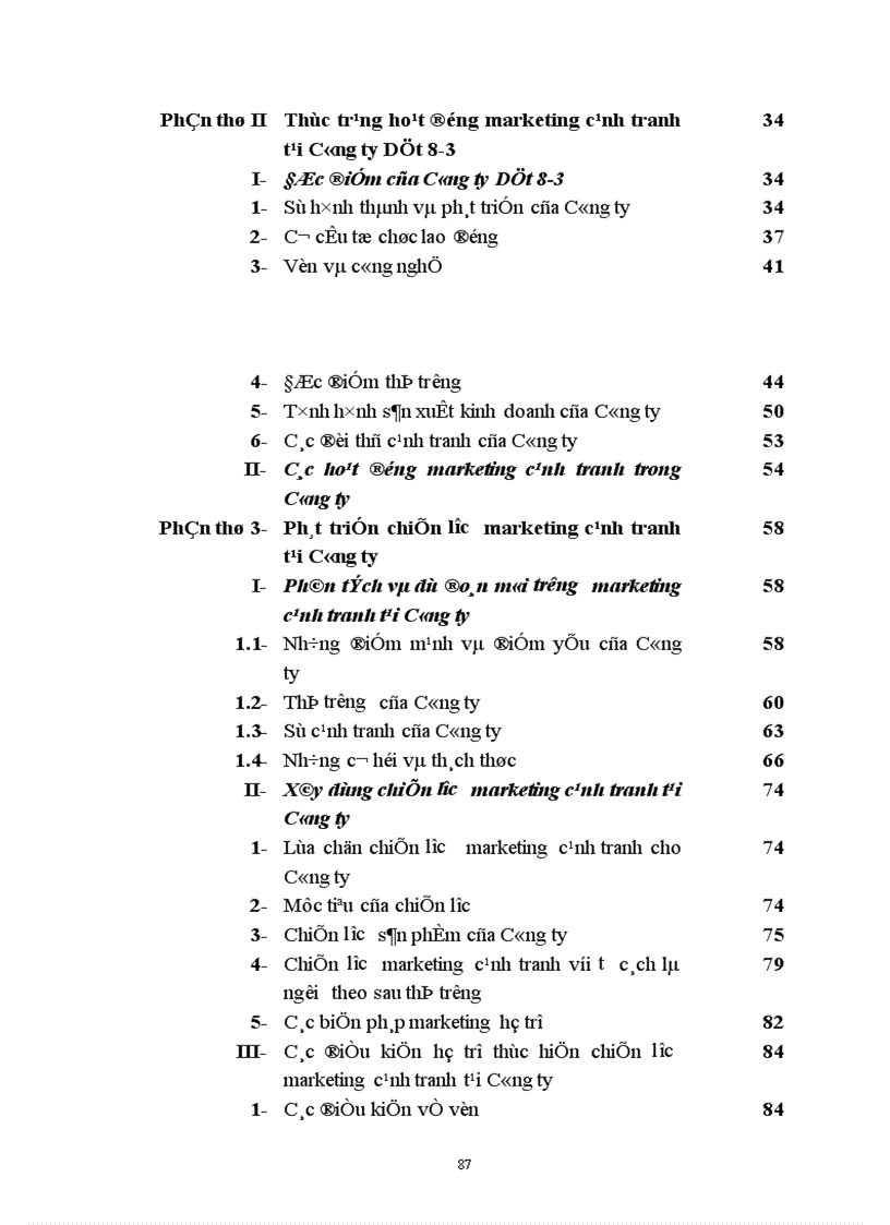 image for page Phát triển chiến lược marketing cạnh tranh tại Công ty Dệt 8-3.