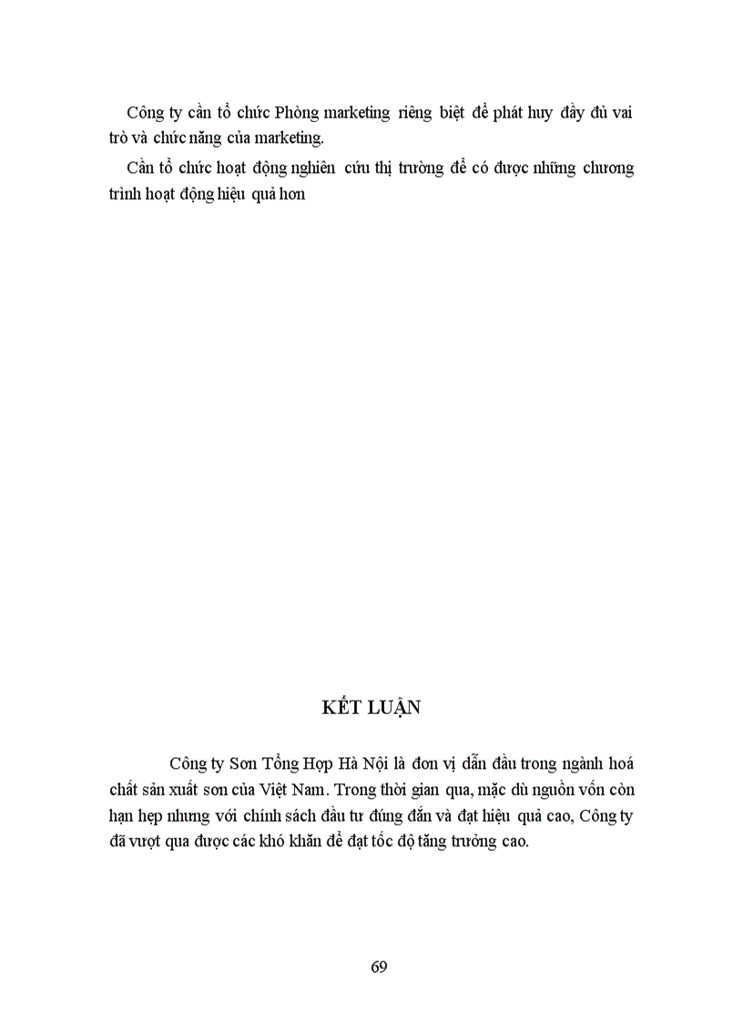 image for page Các giải pháp nhằm nâng cao hiệu quả hoạt động truyền thông marketing cho Công ty sơn Tổng hợp Hà Nội.