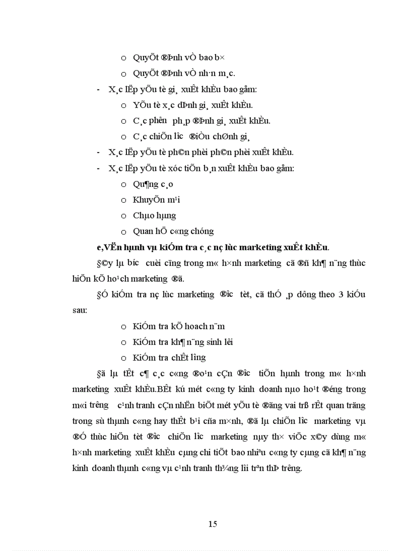 image for page Hoàn thiện các giải pháp MAR- MIX xuất khẩu hàng may mặc của công ty May 10 sang thị trường EU.