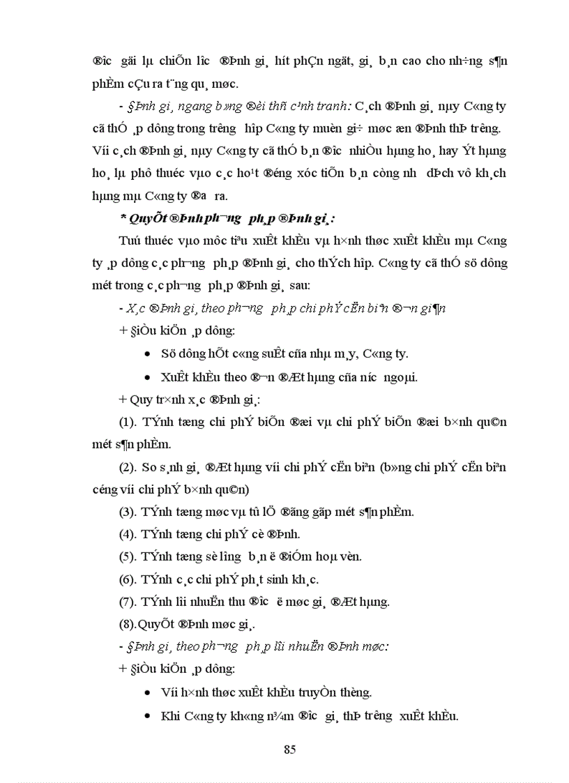 image for page Hoàn thiện các giải pháp MAR- MIX xuất khẩu hàng may mặc của công ty May 10 sang thị trường EU.