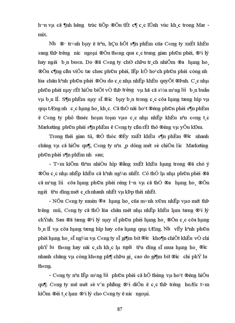 image for page Hoàn thiện các giải pháp MAR- MIX xuất khẩu hàng may mặc của công ty May 10 sang thị trường EU.