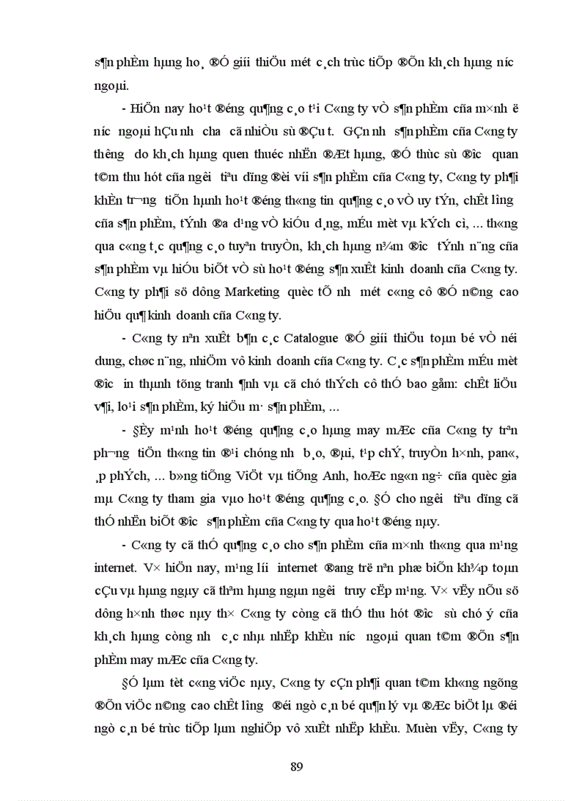 image for page Hoàn thiện các giải pháp MAR- MIX xuất khẩu hàng may mặc của công ty May 10 sang thị trường EU.