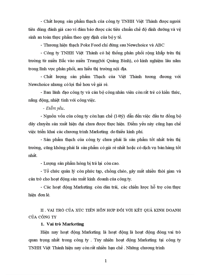 image for page Hoạt động xúc tiến hỗn hợp của công ty TNHH Việt Thành: Thực trạng và các giải pháp.