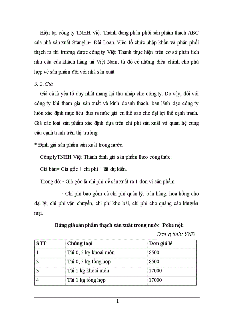 image for page Một số giải pháp Marketing- Mix nhằm nâng cao khả năng cạnh tranh cho sản phẩm thạch rau câu của công ty TNHH Việt Thành.