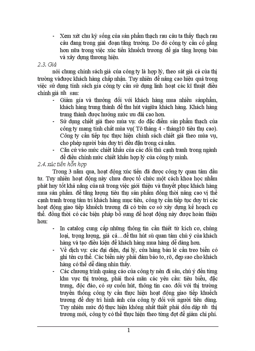 image for page Một số giải pháp Marketing- Mix nhằm nâng cao khả năng cạnh tranh cho sản phẩm thạch rau câu của công ty TNHH Việt Thành.