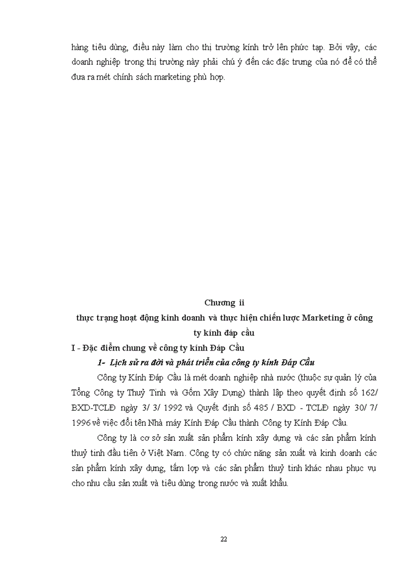 image for page Chiến lược Marketing - mix với việc mở rộng thị trường của Công ty Kính Đáp Cầu - Bắc Ninh.