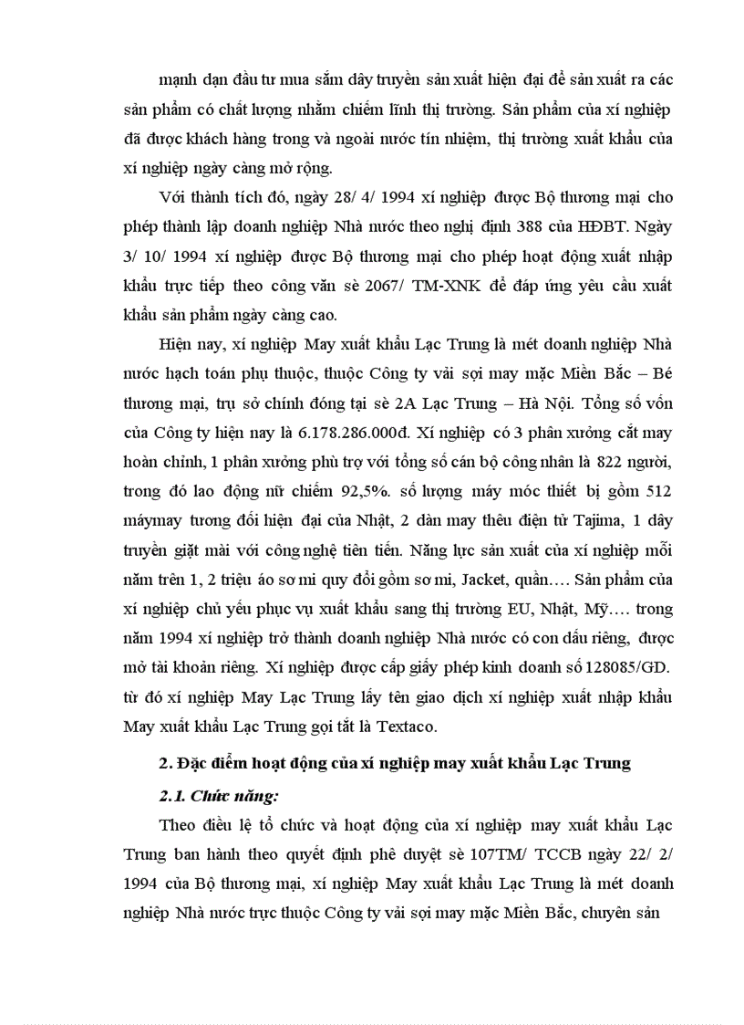 image for page Giải pháp Marketing đẩy mạnh xuất khẩu sản phẩm may mặc sang thị trường EU của Xí nghiệp may xuất khẩu Lạc Trung.