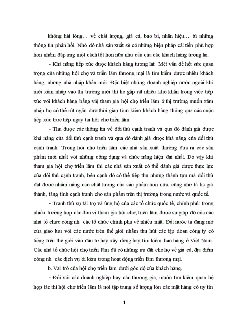 image for page Hoạt động Marketing cho sản phẩm tổ chức hội chợ triển lãm thương mại tại công ty THC: thực trạng và giải pháp.