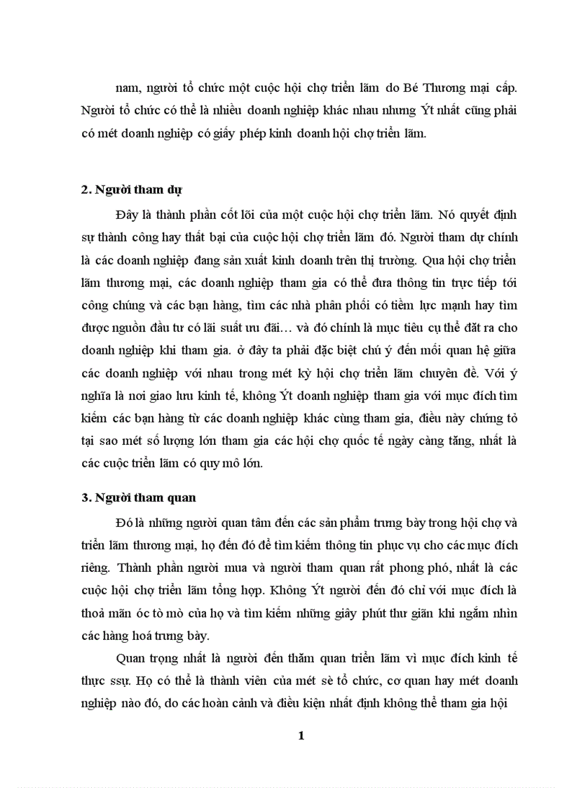 image for page Hoạt động Marketing cho sản phẩm tổ chức hội chợ triển lãm thương mại tại công ty THC: thực trạng và giải pháp.