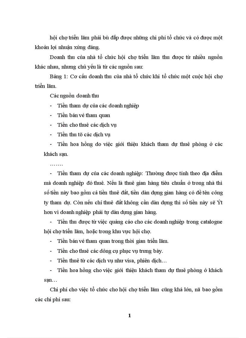 image for page Hoạt động Marketing cho sản phẩm tổ chức hội chợ triển lãm thương mại tại công ty THC: thực trạng và giải pháp.