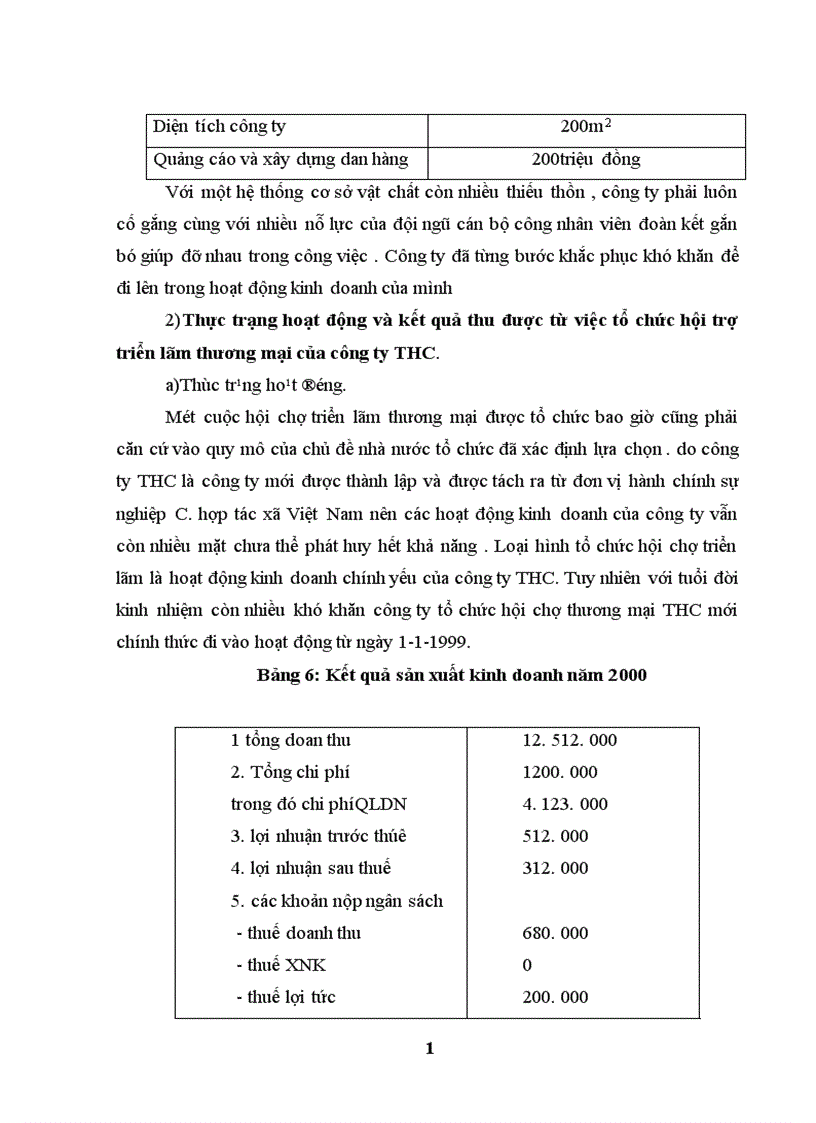 image for page Hoạt động Marketing cho sản phẩm tổ chức hội chợ triển lãm thương mại tại công ty THC: thực trạng và giải pháp.