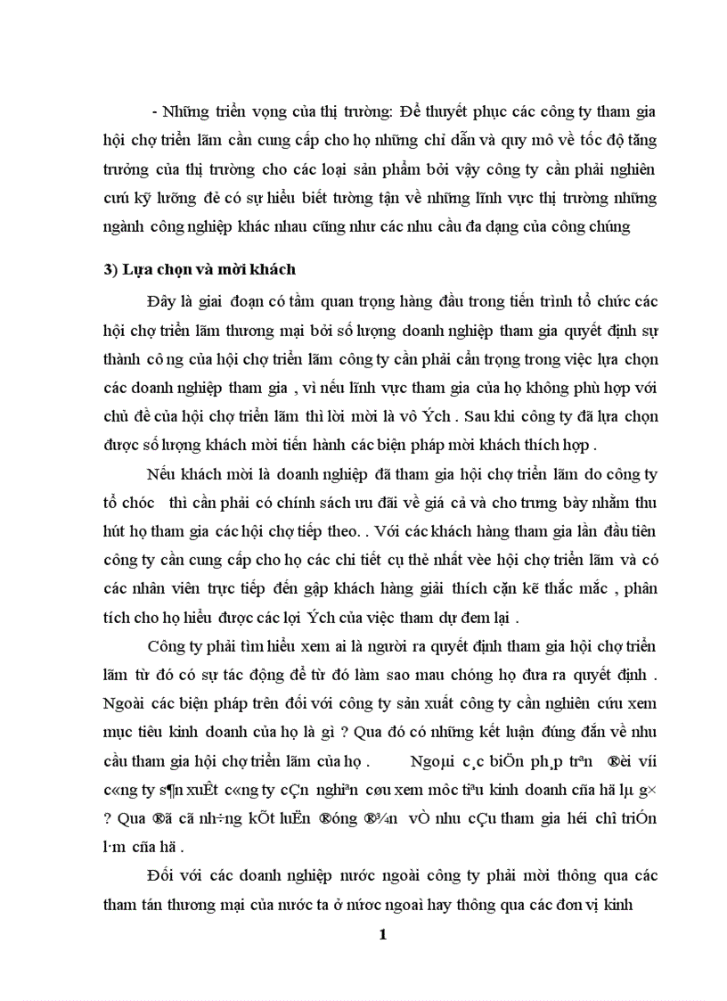 image for page Hoạt động Marketing cho sản phẩm tổ chức hội chợ triển lãm thương mại tại công ty THC: thực trạng và giải pháp.