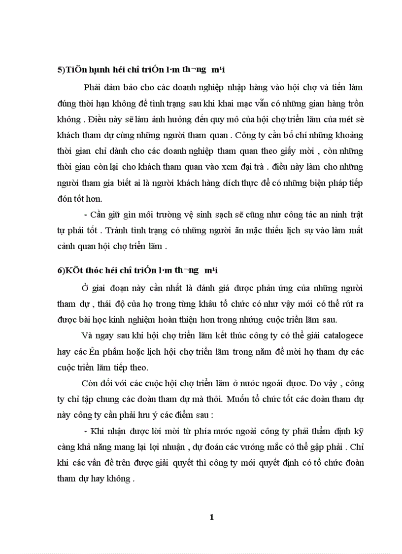 image for page Hoạt động Marketing cho sản phẩm tổ chức hội chợ triển lãm thương mại tại công ty THC: thực trạng và giải pháp.