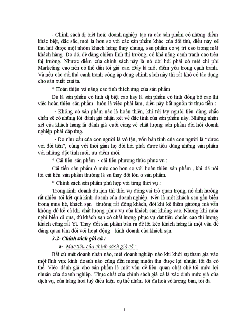 image for page Thực trạng vận dụng và một số kiến nghị nhằm hoàn thiện hoạt động Marketing-mix tại công ty khách sạn Kim Liên.