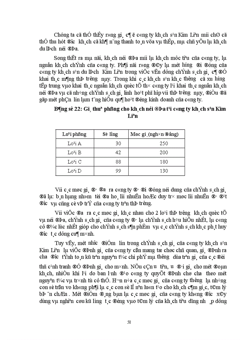 image for page Thực trạng vận dụng và một số kiến nghị nhằm hoàn thiện hoạt động Marketing-mix tại công ty khách sạn Kim Liên.