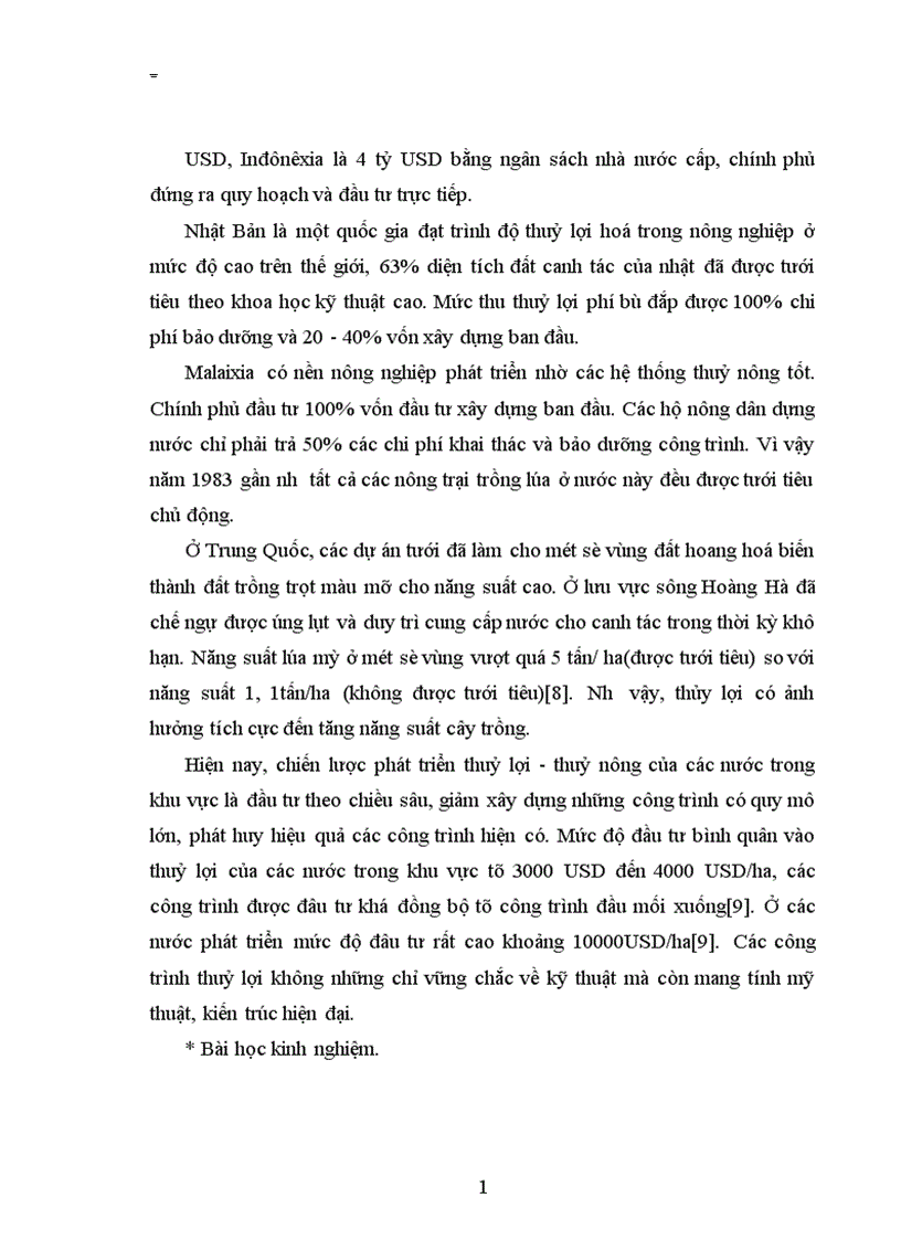 image for page Bước đầu đánh giá hiệu quả kinh tế của việc khai thác các công trình thuỷ nông trên địa bàn huyện Thanh Thuỷ- tỉnh Phú Thọ.