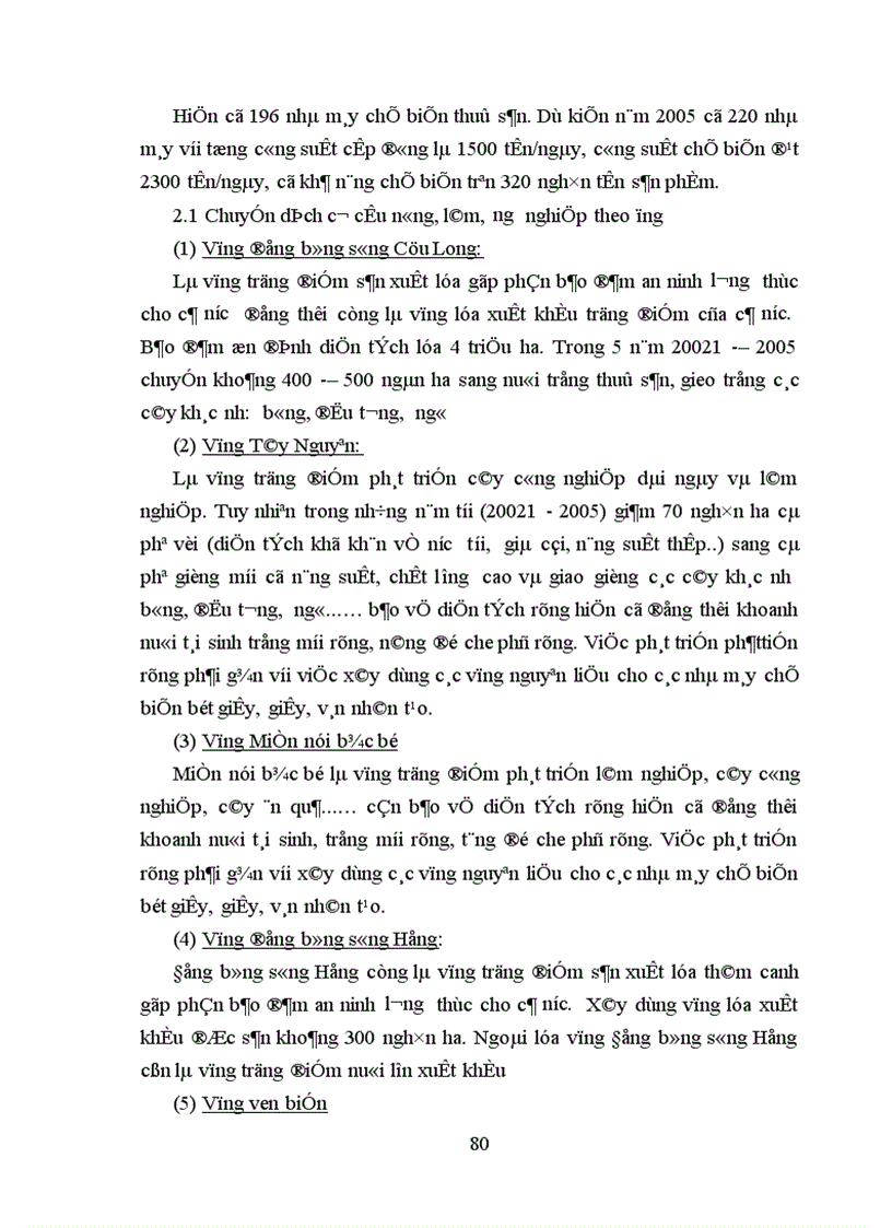 image for page Phương hướng cơ bản chuyển dịch cơ cấu nông nghiệp Việt Nam giai đoạn 2002-2010.